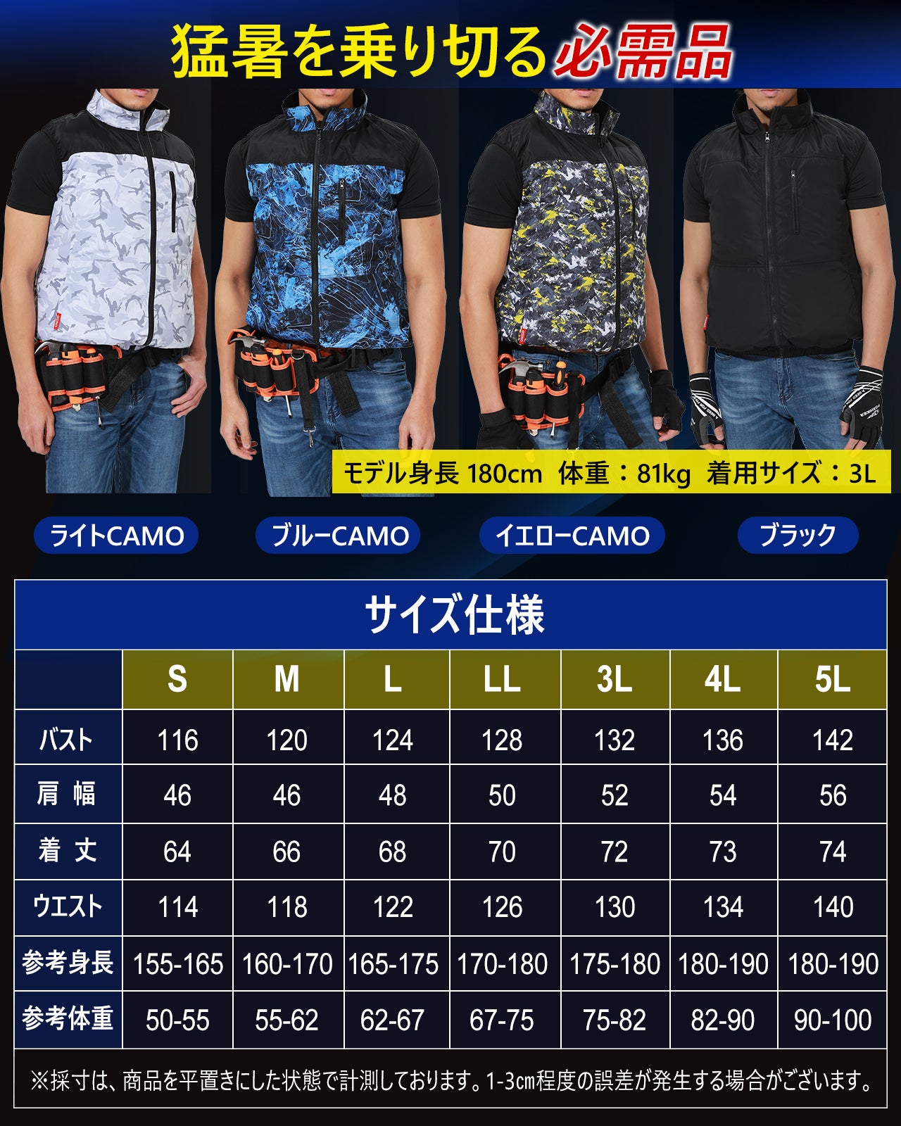 空調作業服 ファンバッテリーセット