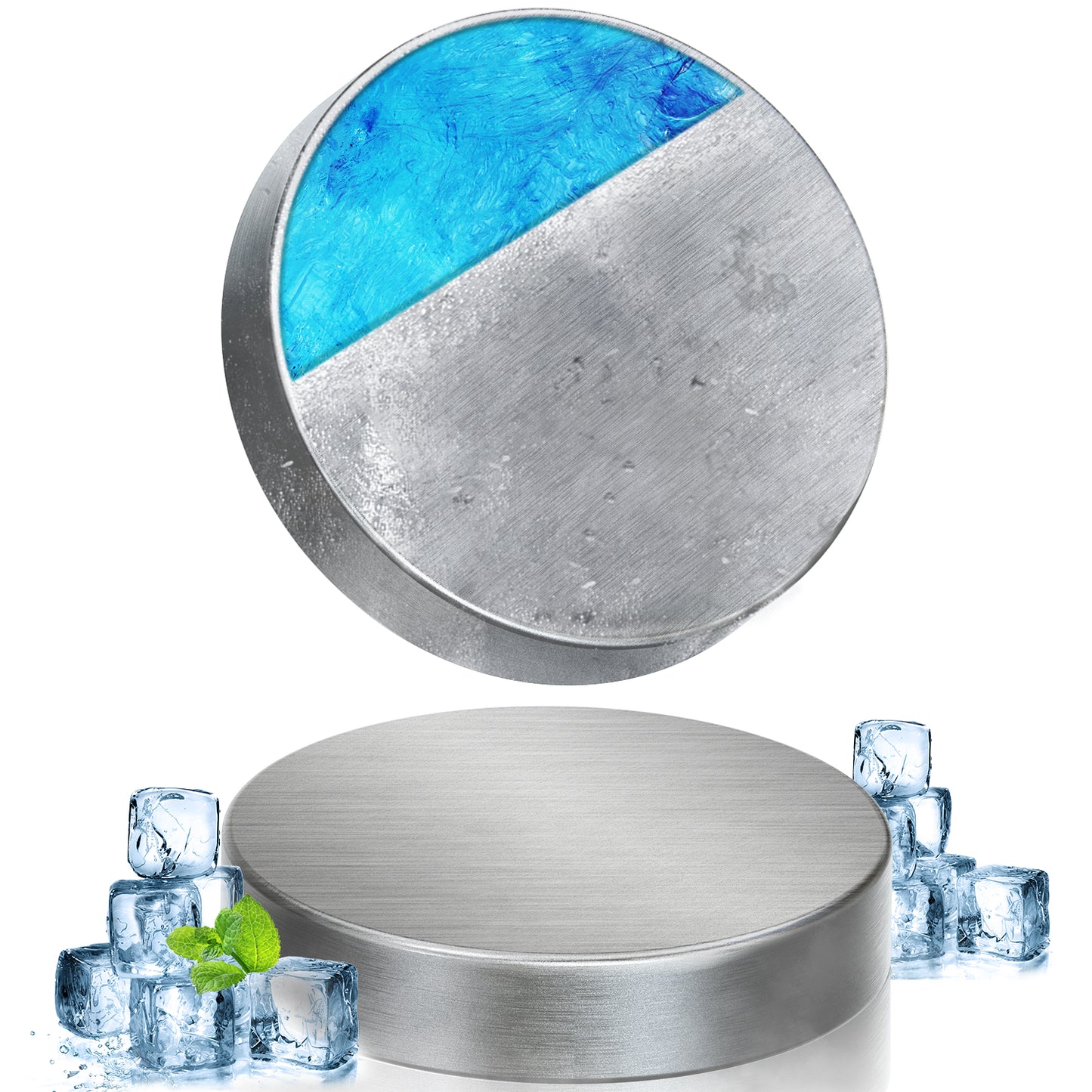 強力保冷剤 驚異の保冷力 2/4/6/8/10個セット【倍速凍結＆長時間保冷】ステンレス製アイス保冷剤